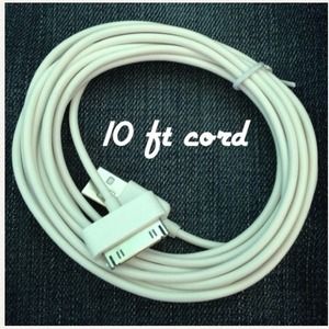 2 10 ft iphone cord for 3G/4/4S