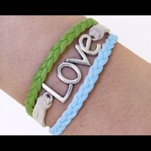 Leather Charm Bracelet