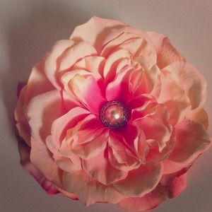 Custom Couture Accessory-Handmade Flower- Pink
