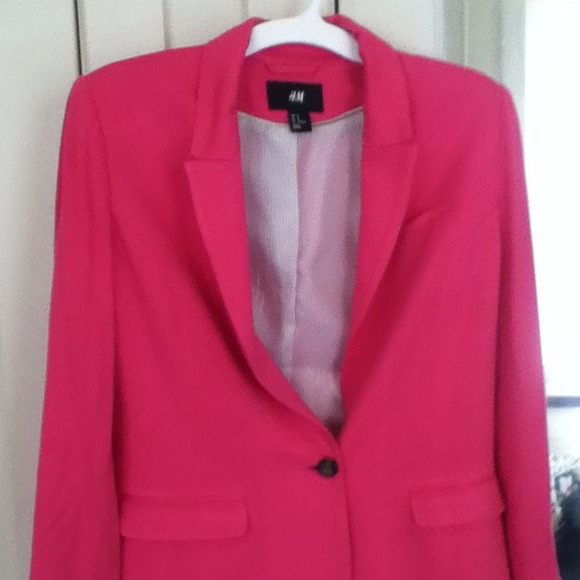 Pink h&m blazer!!