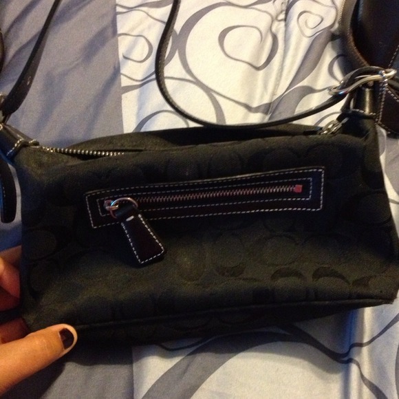 Black handbag