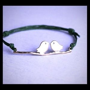 Lovebirds Charm Bracelet