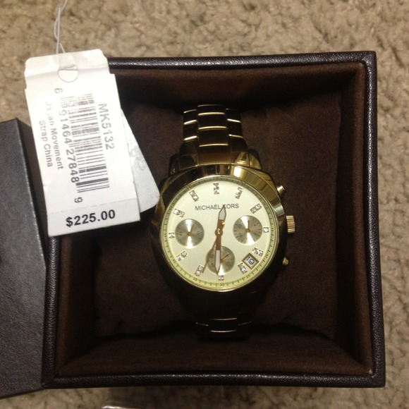 Sold- Gold Michael Kors Watch - Picture 4 of 4