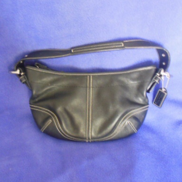 Coach Soho Leather Small Hobo Handbag - Picture 1 of 1