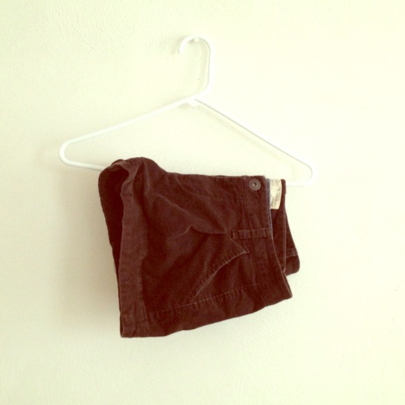 ❌❌Sold in bundle Brown corduroy shorts