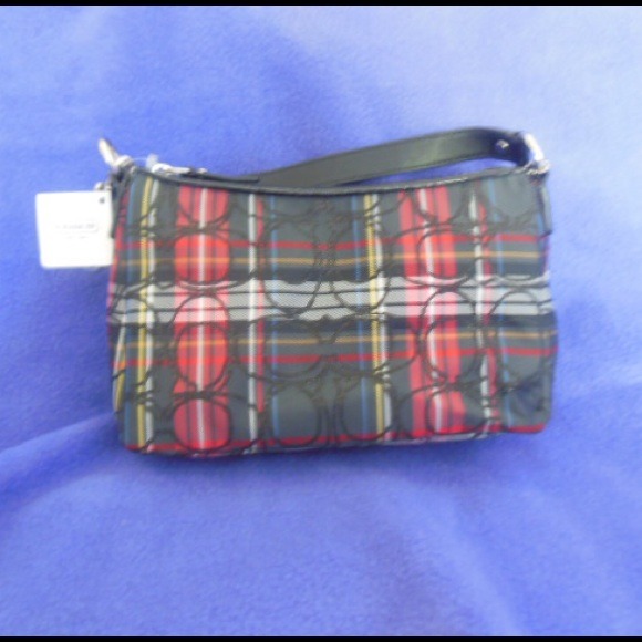 Coach Signature Soho Tartan Plaid - Picture 1 of 1