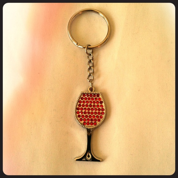 Accessories - Wine glass keychain