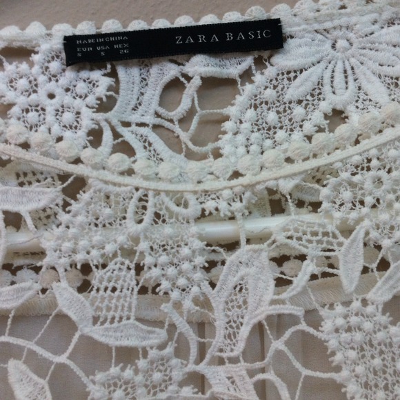 SALE!!! ZARA offwhite blouse