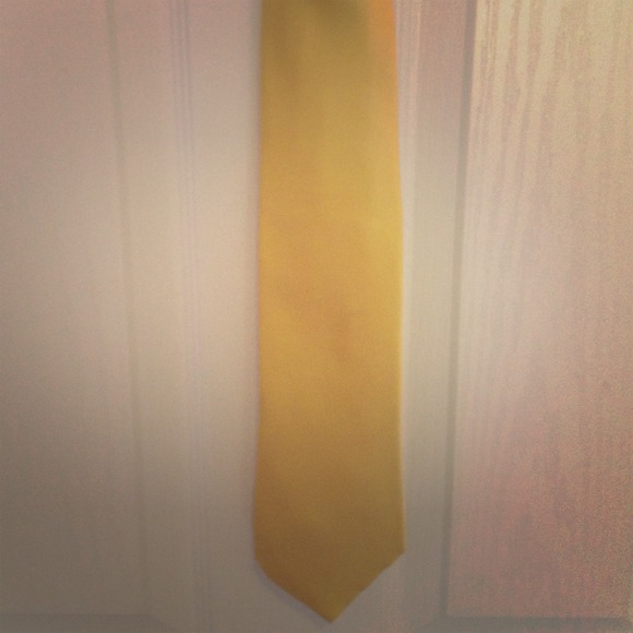 Yellow tie
