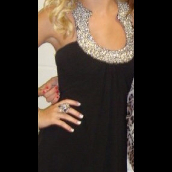 Black cocktail dress worn once