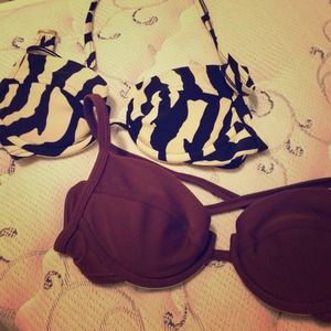 Victoria secret push up bathingsuit ZEBRA SOLD