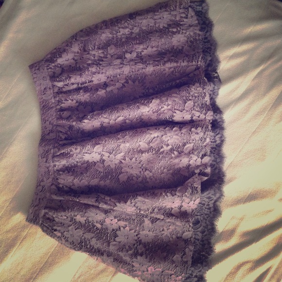 Lace skirt in lavender from Charlotte Russe