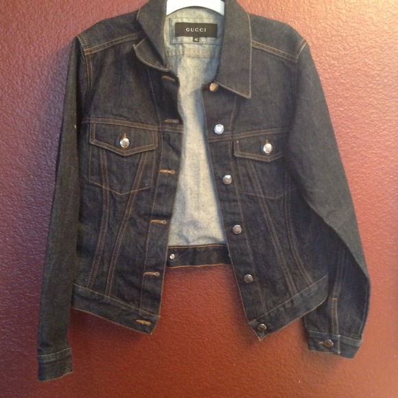 Gucci denim jacket.