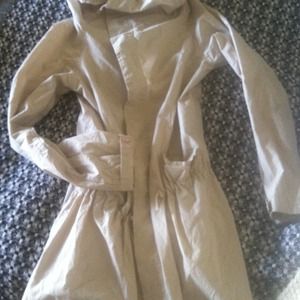 High fashion spring jacket with cinched waist