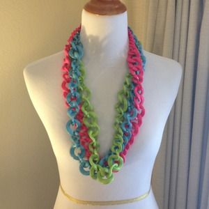 BaubleBar Jewelry - BaubleBar Lime Green Crayola Links Chunky Necklace BaubleBar Jewelry - BaubleBar Lime Green Crayola Links Chunky Necklace