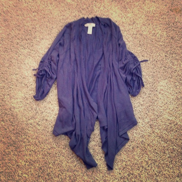 Blue Kenar Cardigan,