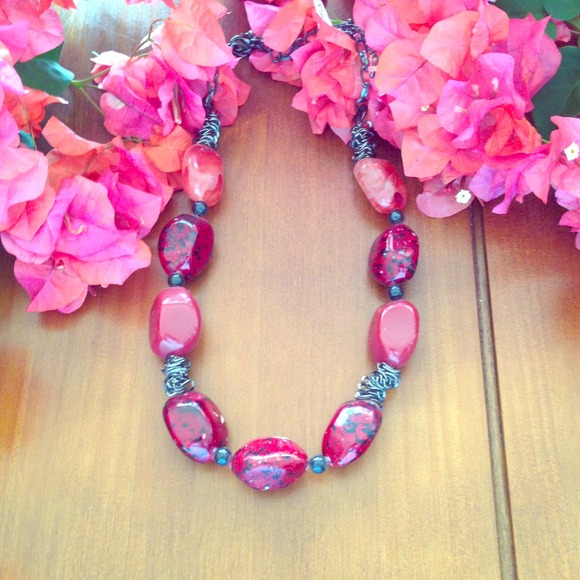 Fun stone necklace