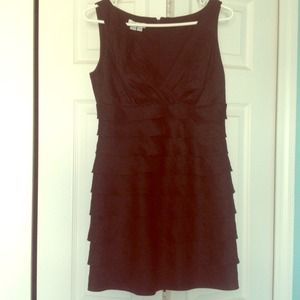 Tiered Low V-Neck Dress!