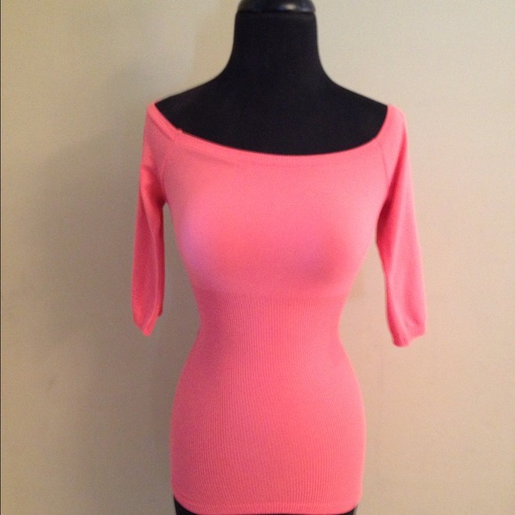 Stretchy Guess Shirt in Melon
