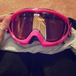 Pink SPY snow googles