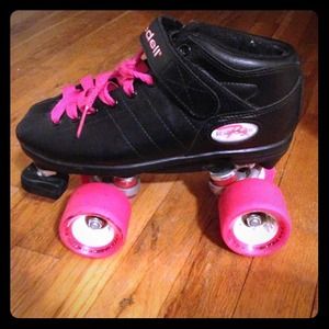 Rollerskates Hot pink!