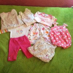 Baby girl 3 months clothes!