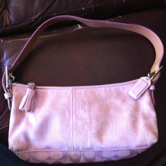 Authentic pink Coach purse