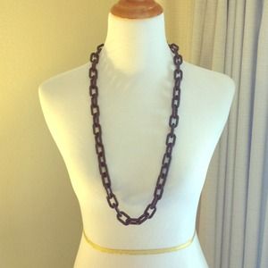 Target Jewelry - Black Chunky Acrylic Link Necklace Target Jewelry - Black Chunky Acrylic Link Necklace