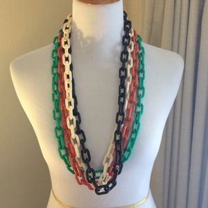 Target Jewelry - Black Chunky Acrylic Link Necklace Target Jewelry - Black Chunky Acrylic Link Necklace