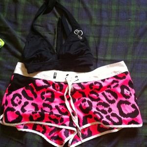 Swim top and shorts