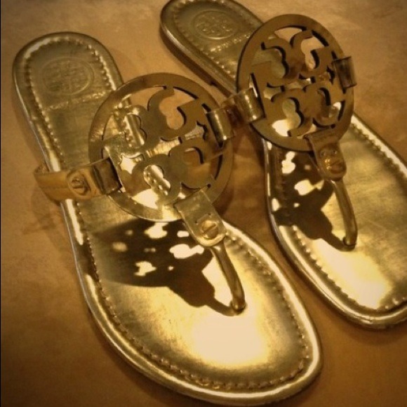 Metallic Gold Tory Burch