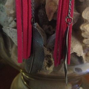 Jewelry - Long Boho Feather Tassel Earrings Jewelry - Long Boho Feather Tassel Earrings