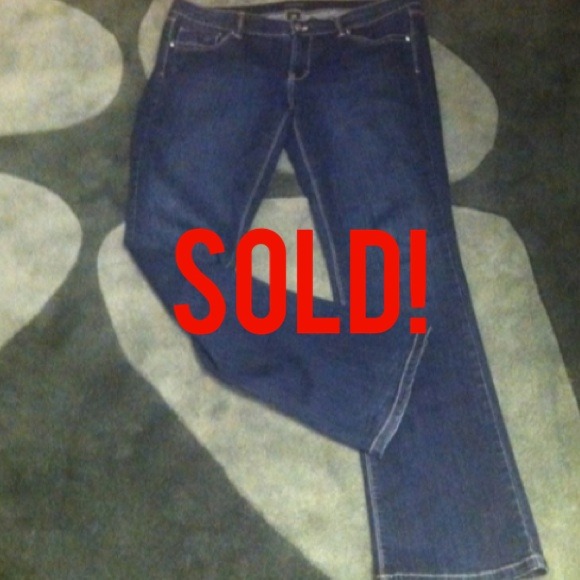 ***SOLD IN BUNDLE*** WHBM Noir boot cut jeans