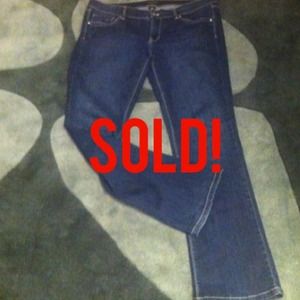 ***SOLD IN BUNDLE*** WHBM Noir boot cut jeans