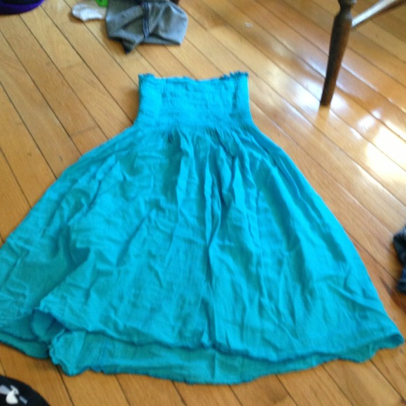 Light blue bathing suit cover