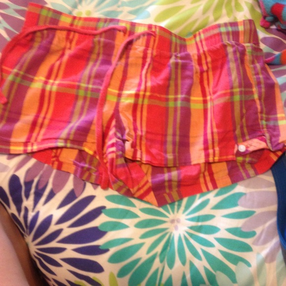 REDUCED Plaid pajama shortsSOLD