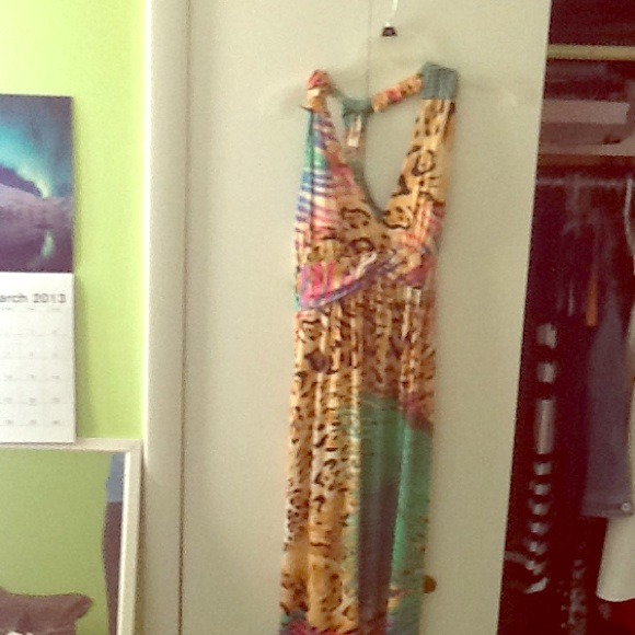 Sold🚫Cheetah safari print sun dress