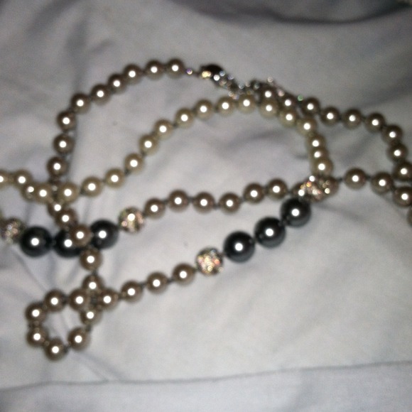 SIMPLY YOU TAHITIAN AND CRYSTAL PEARLS - Picture 1 of 4