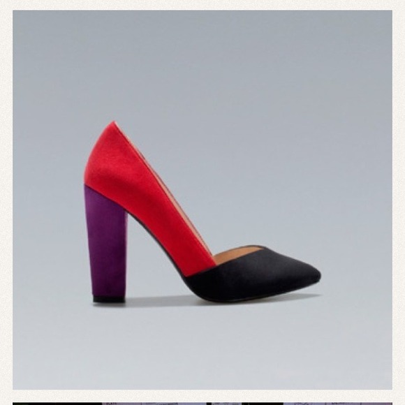 💝HOST PICK 6/25💝Zara colorblock pumps