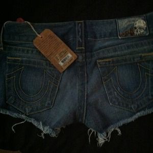 True religion shorts size 27