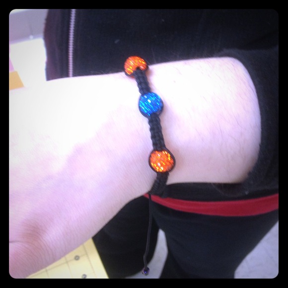 Handmade gem bracelet