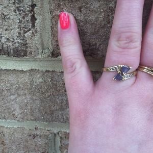 14k gold and tanzanite ⛔sold⛔