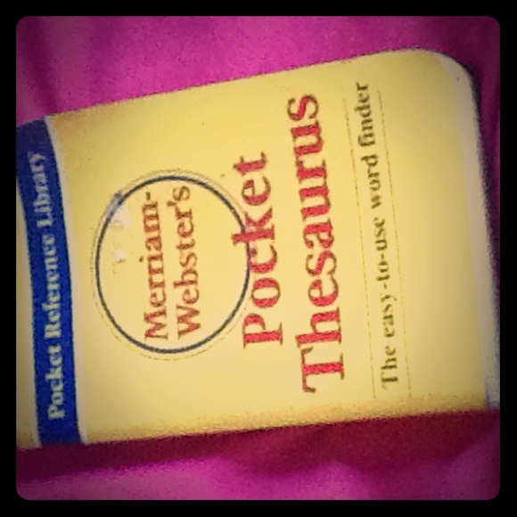Pocket thesaurus !