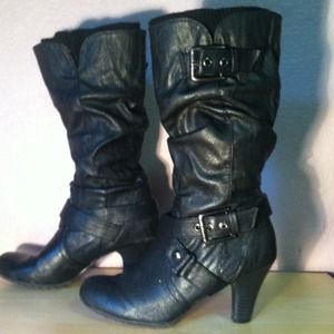 G by Guess black boots