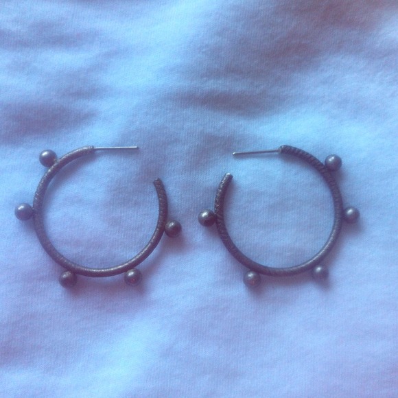Vintage 80's Hoop Earrings
