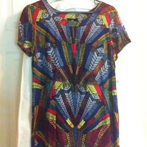 Short printed dress