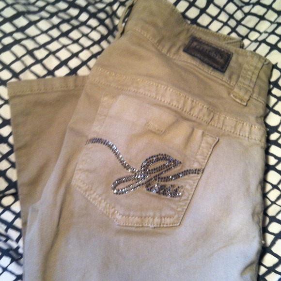 GUESS khaki daredevil skinny