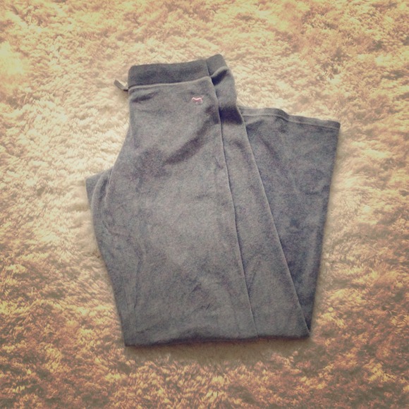 Cozy VS pink drawstring sweatpants