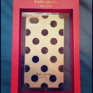 Kate Spade Polka Dot iPhone 4/4S Case NEW