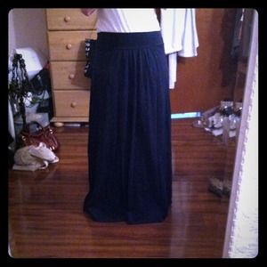 Blue maxi skirt